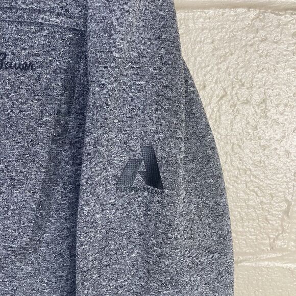 Eddie Bauer First Ascent Quarter Zip Heather Gray Mens Large Pullover Zip Pocket - Picture 4 of 7